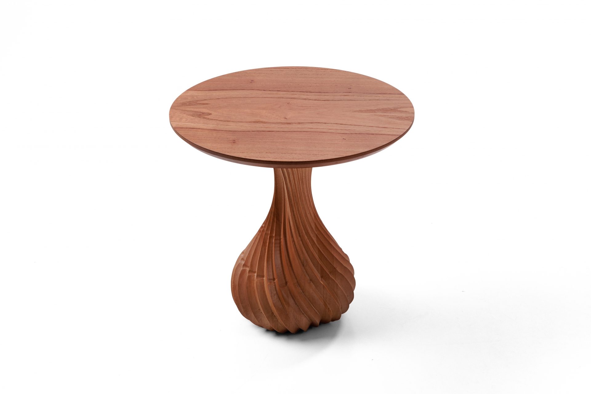 REF 11128 - Linha Rosa Maria Mesa Lateral Base Cone Trabalhada 45Cm Diãm 44Cm Alt