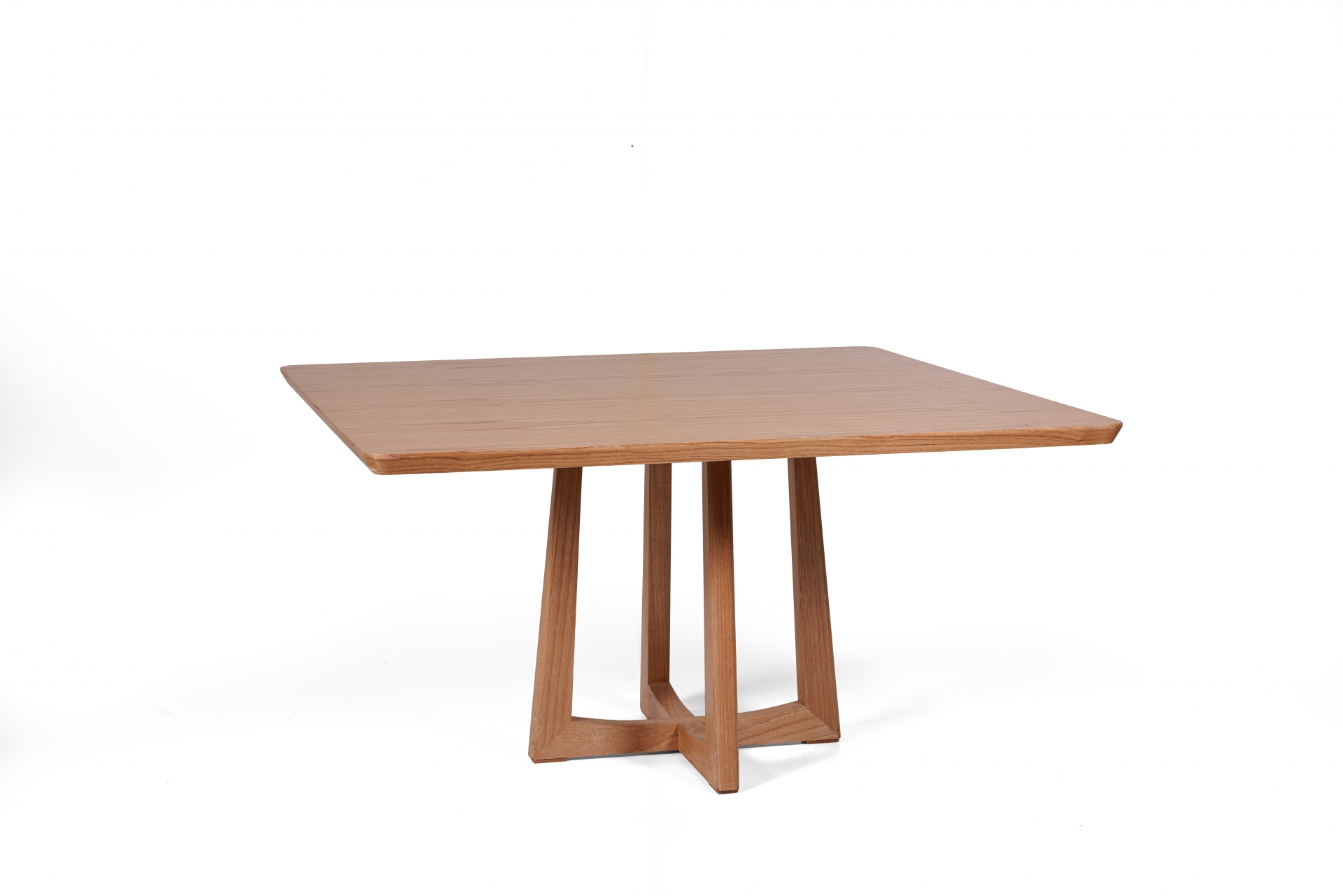 REF 11200 - Mesa De Madeira Natural Quadrada 1,50X1,50