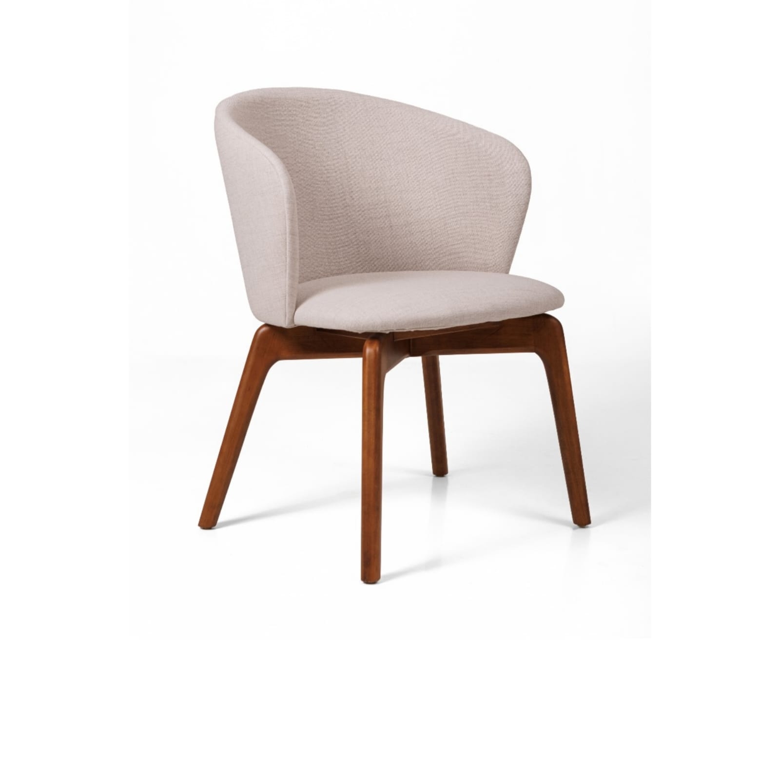 REF 5006 - Poltrona Linho Off Bruna 80CmX60Cm 80Cm Alt