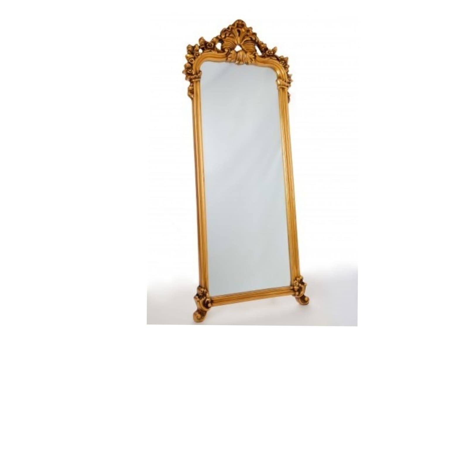 REF 4460 - Espelho Dourado Resina 0,70 x 1,70 Cm