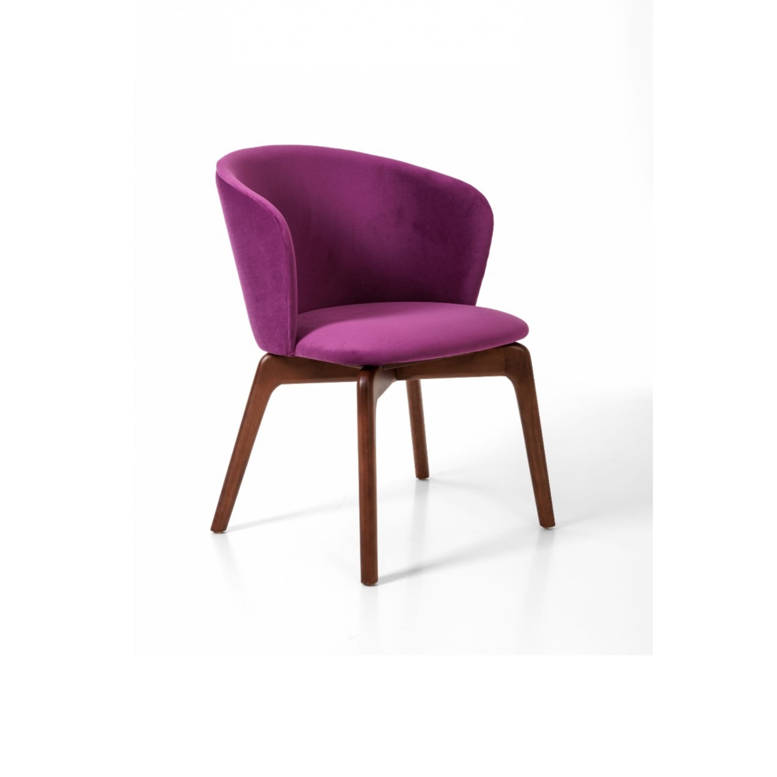 REF 5005 - Poltrona Veludo Purple Love Bruna 80 Cm X 60 Cm 80 Cm Alt