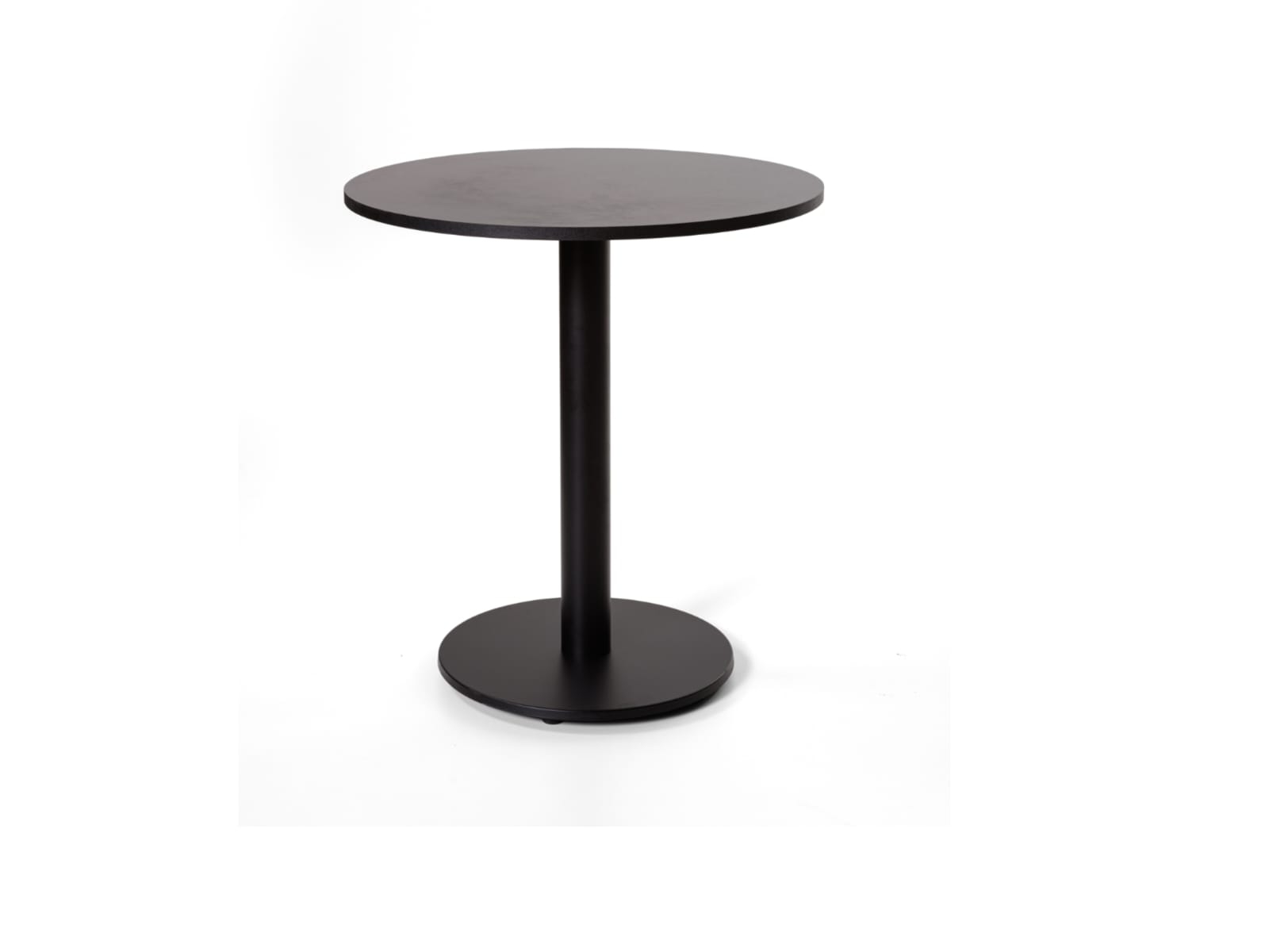 REF 11226 -&nbsp;Mesa Bistr&ocirc; Preta Baixa&nbsp;70Cm Di&acirc;m 77Cm Alt