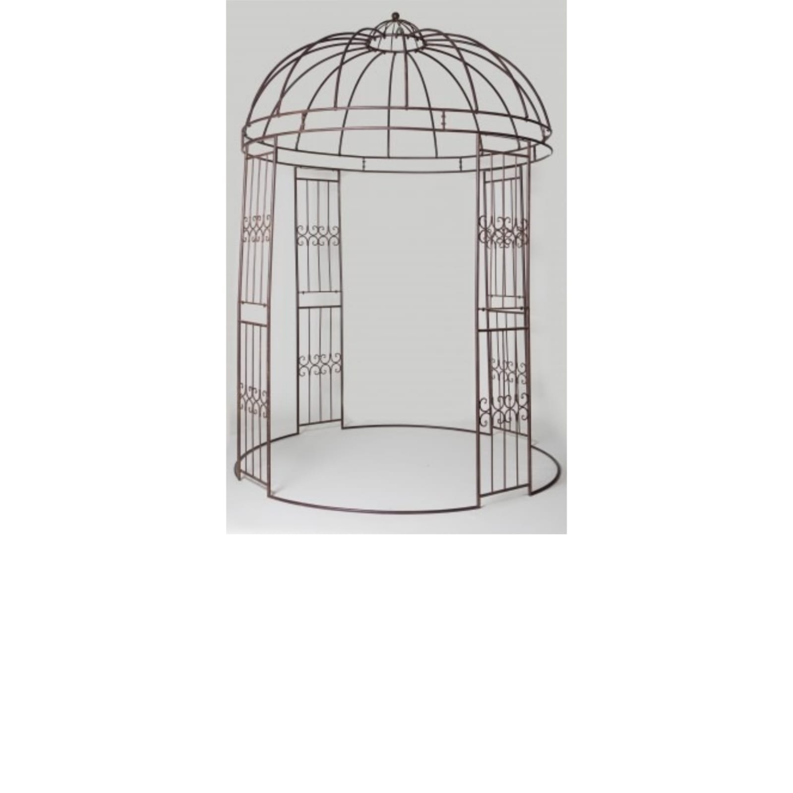 REF 122 - Gazebo De Ferro Redondo 2,95x2,00