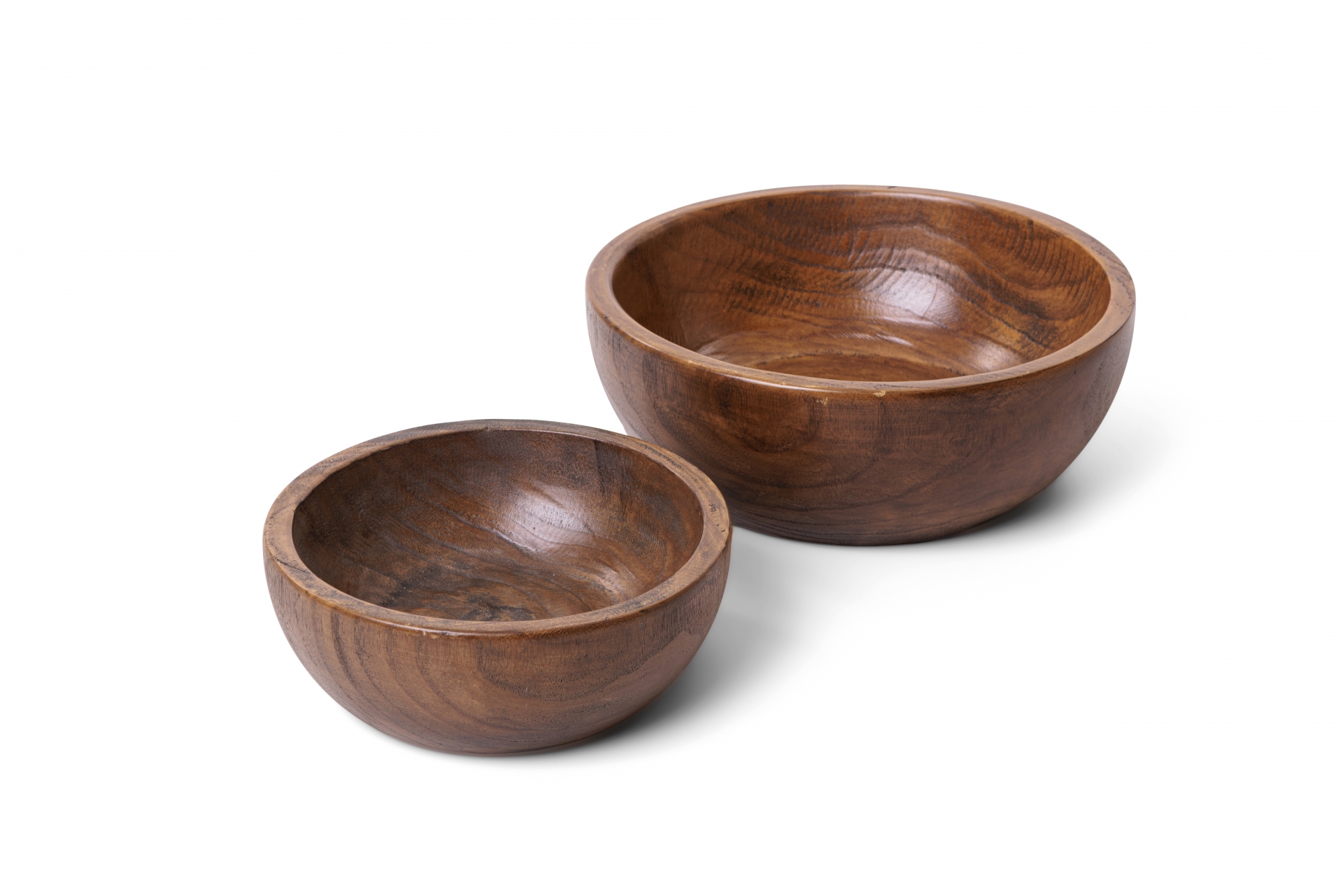 REF 8163 &ndash; Bowl de Madeira G 40cm Diam 15cm Alt<br />
REF 8164 &ndash; Bowl de Madeira M 30cm Diam 11cm Alt