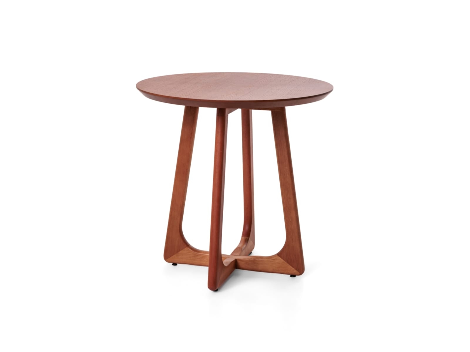 REF 11248 -&nbsp;Mesa Lateral Madeira Base Em X Alt 60cm Diam 60cm