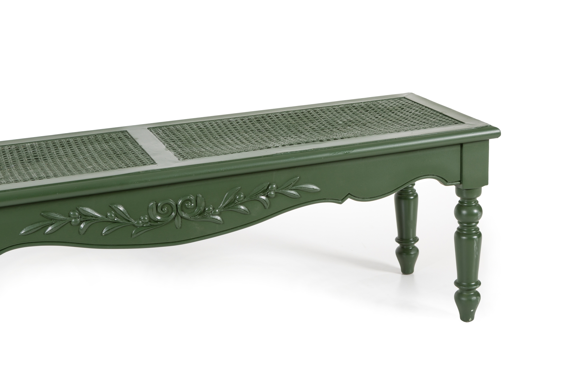 REF 4719 -&nbsp;Banco Paile Verde 1,40 X 0,40 X 0,45 Cm