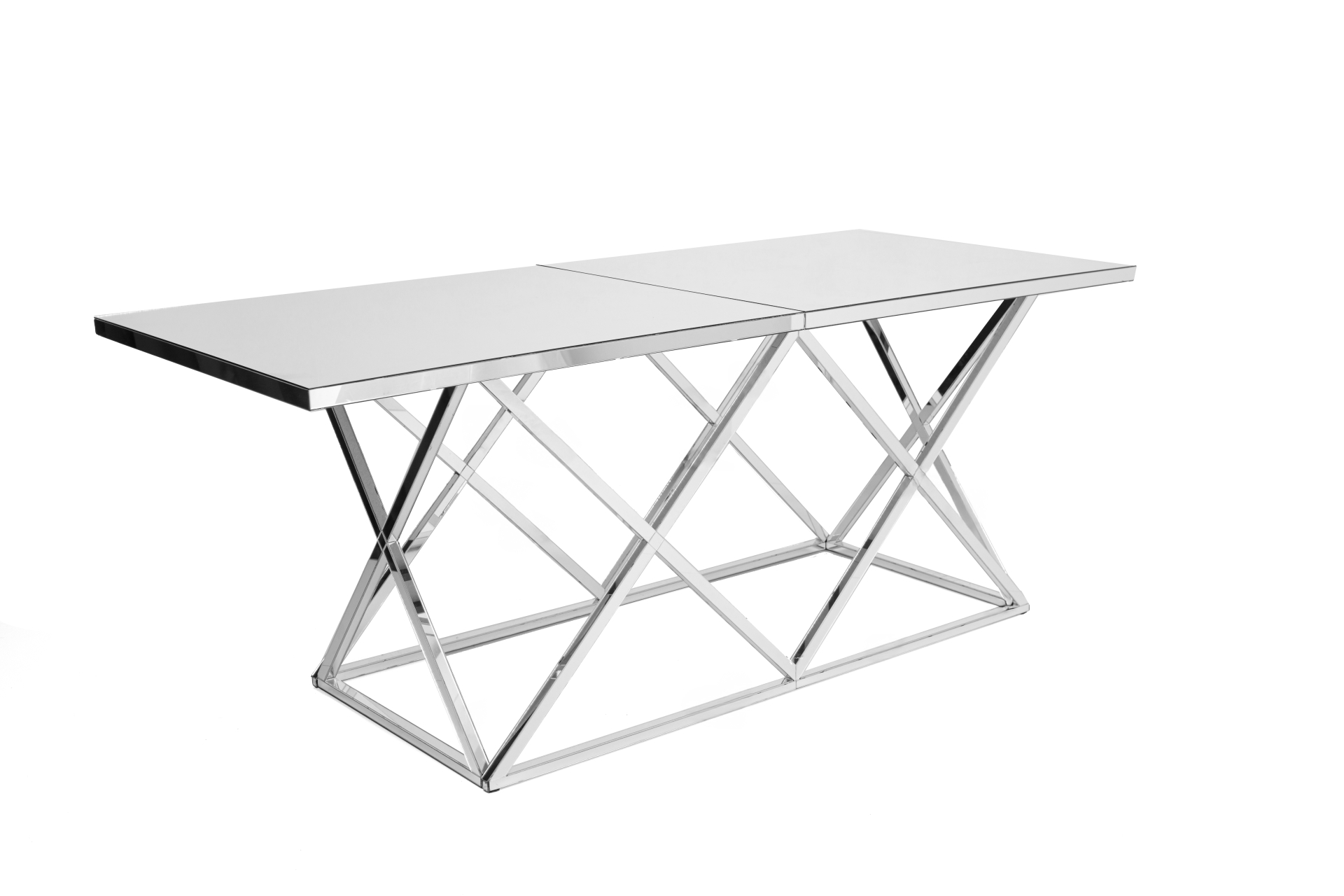 REF 4943 - Mesa Espelho Treliça 2,00 Com 90 Cm Larg