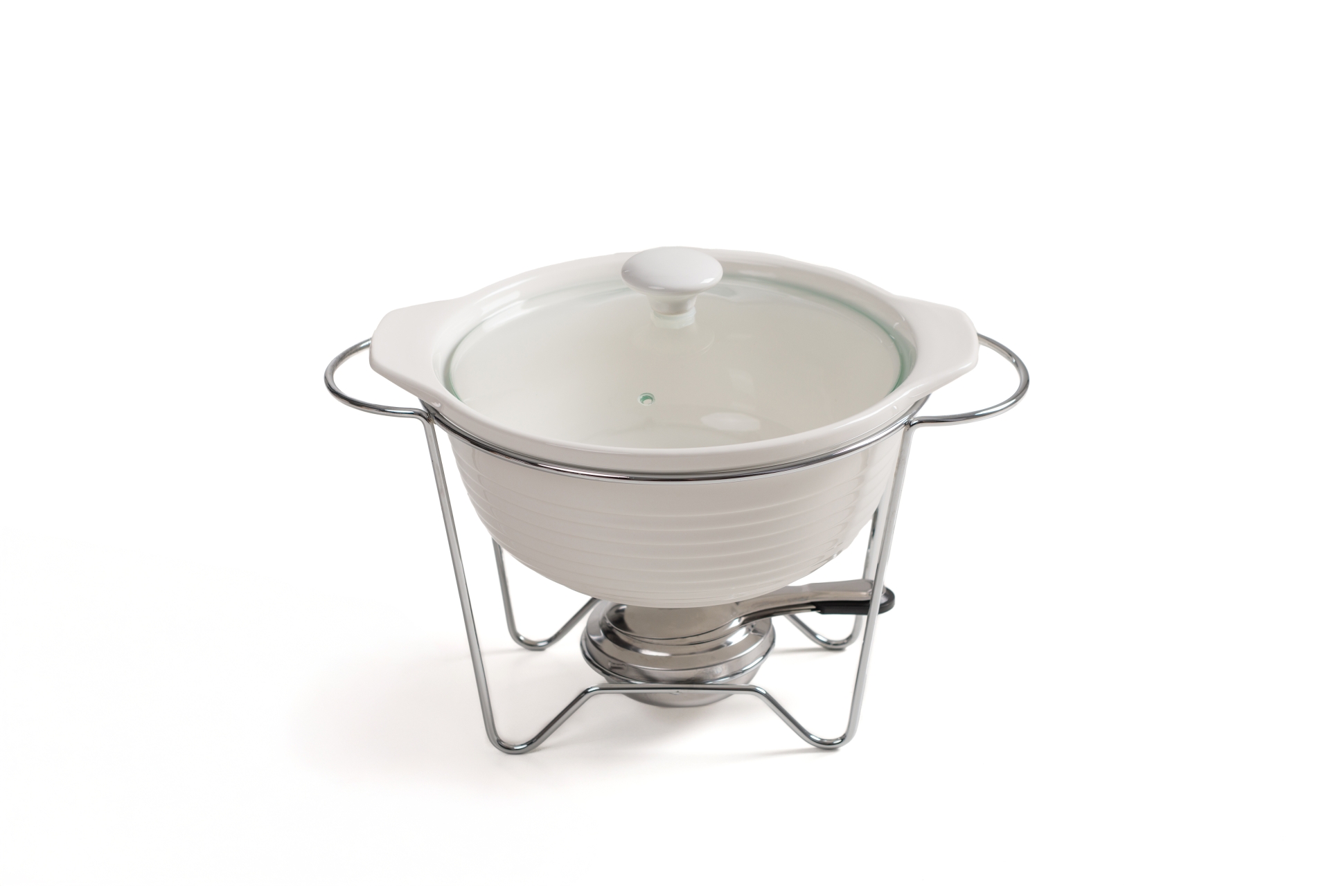 REF 1740 - Rechaud Cerâmica Branca Queijo Brie 29 Cm Diâm Com Faca<br />
REF 1741 - Rechaud Cerâmica Branca Redondo 33 Cm Diâm 2,3L<br />
REF 1742 - Rechaud Cerâmica Branca  Retangular 43 X 34 Cm 2,8L